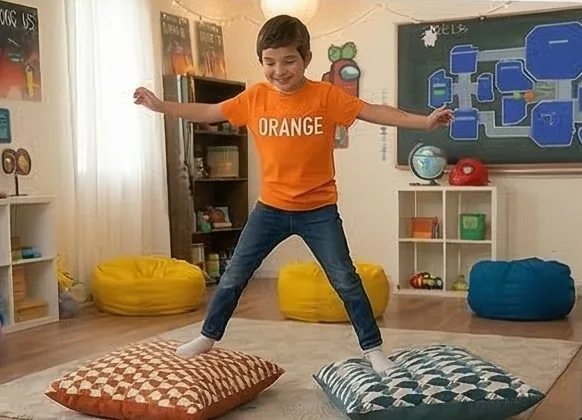 Crewmate Orange in azione