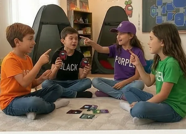 Bambini nascosti nei condotti