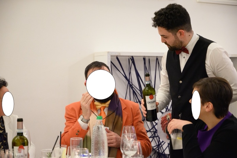 Camerieri Pazzi durante un evento