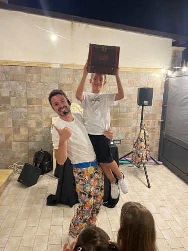 Mignolo sul palco