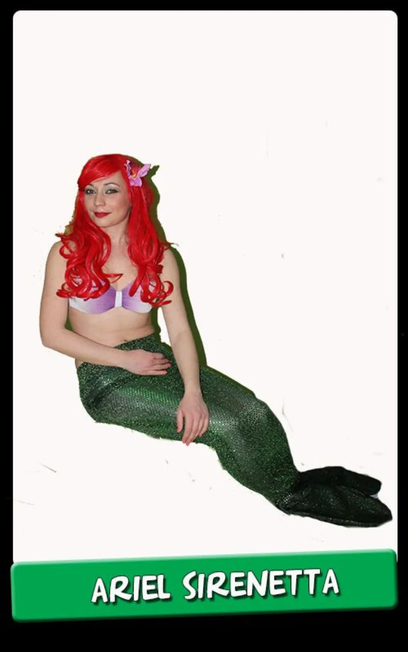 Mascotte Ariel La Sirenetta