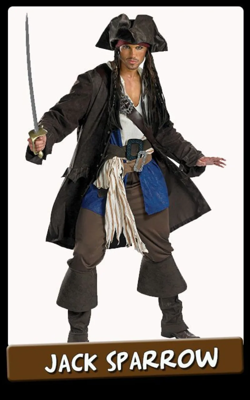 Mascotte Jack Sparrow — Pirati dei Caraibi