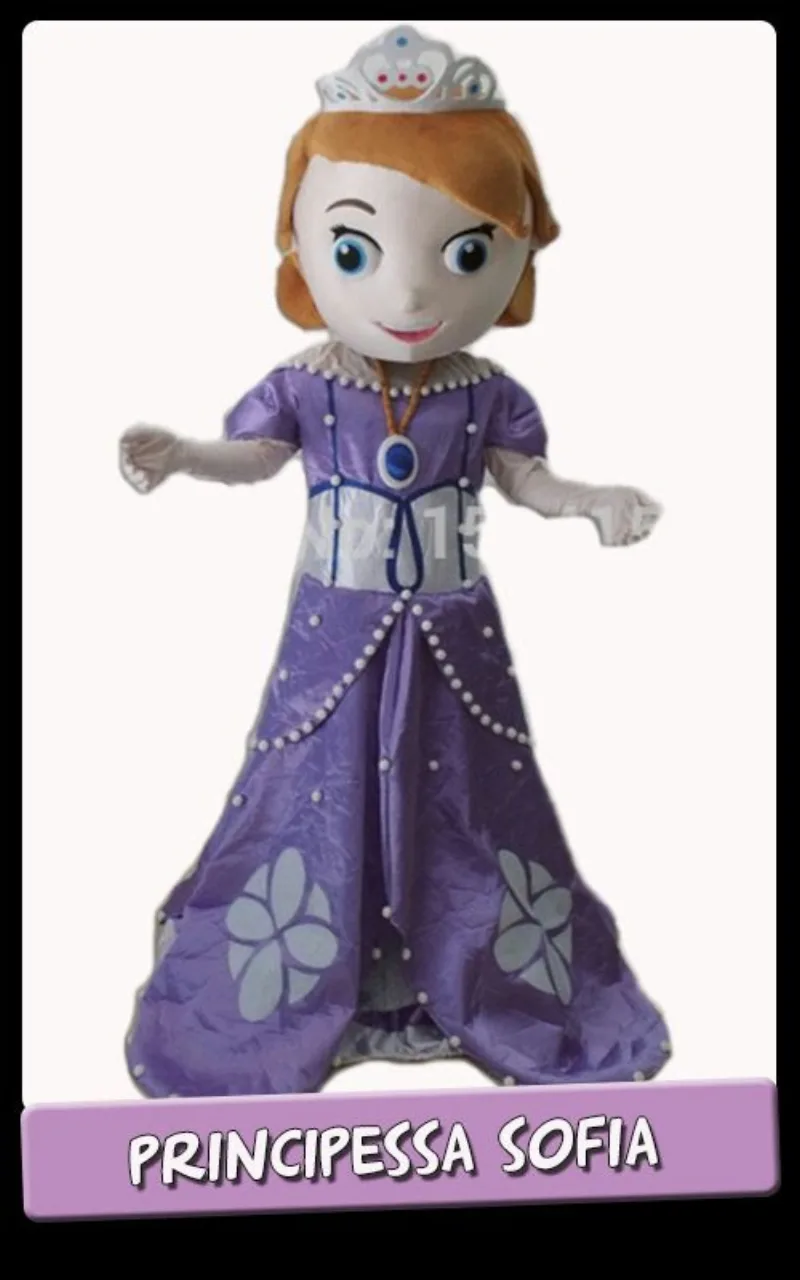 Mascotte Principessa Sofia
