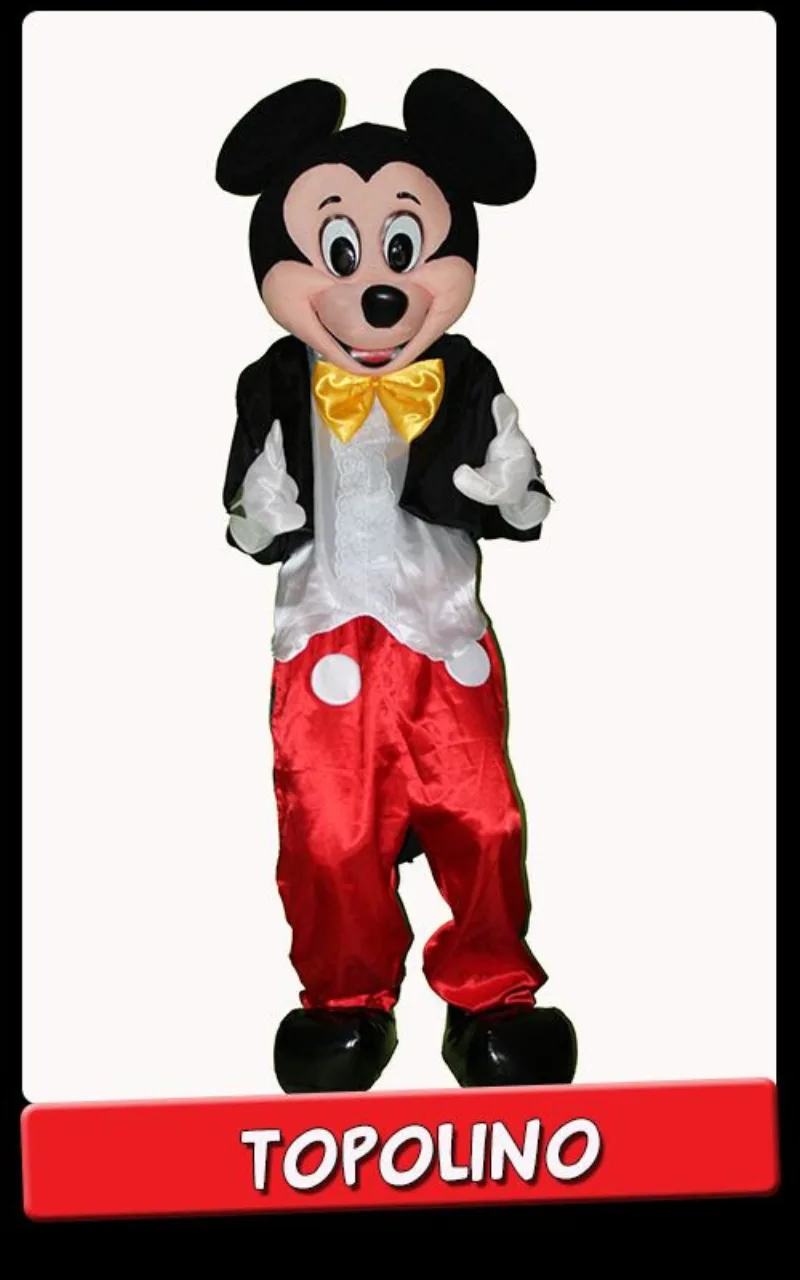 Mascotte Topolino — Mickey Mouse per festa bambini